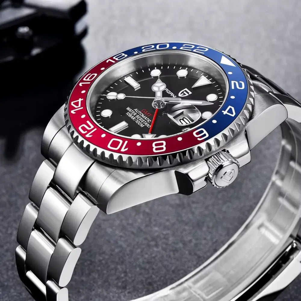 Relojes Para Hombre Pagani Design Horizon Blue Red