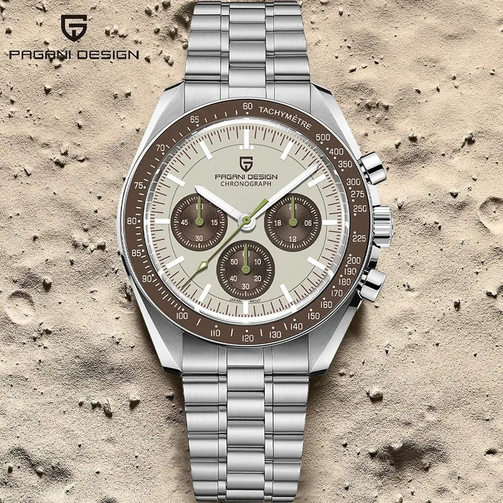 Relojes Para Hombre Pagani Design – Saturn Mission Brown