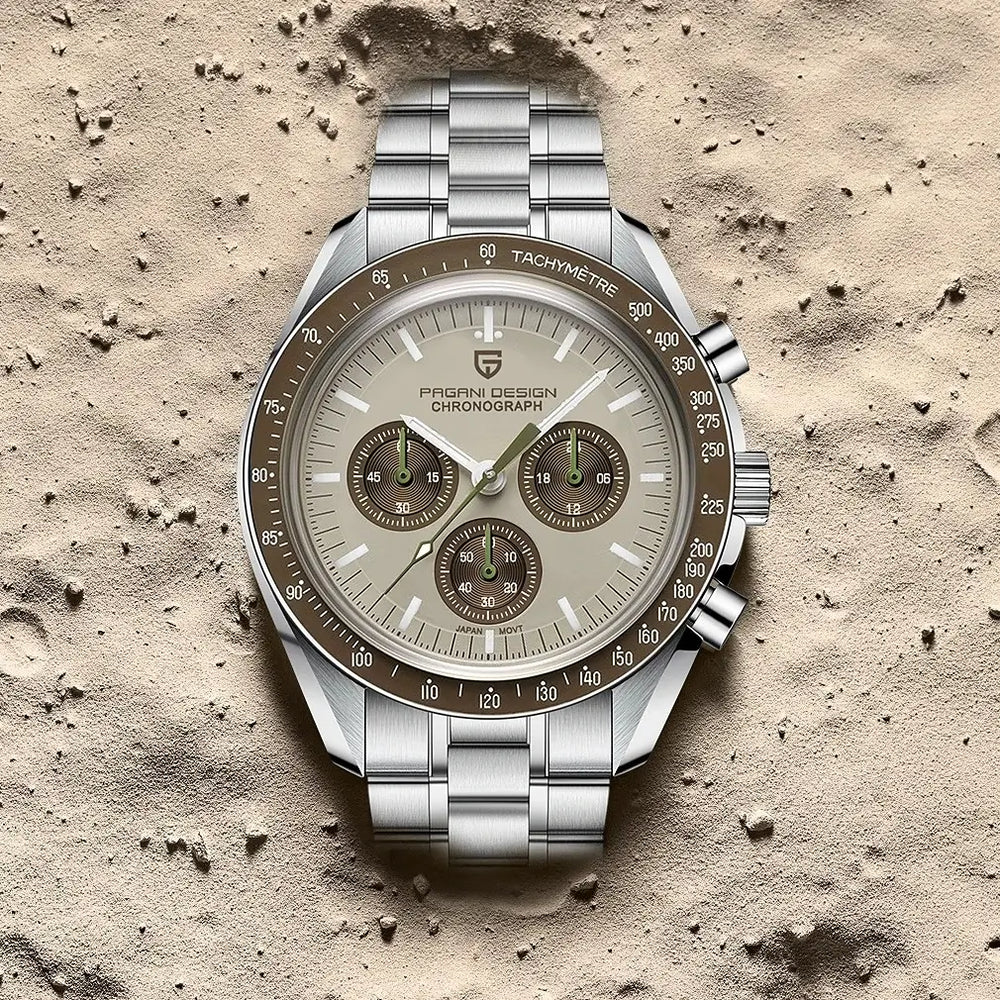 Relojes Para Hombre Pagani Design – Saturn Mission Brown