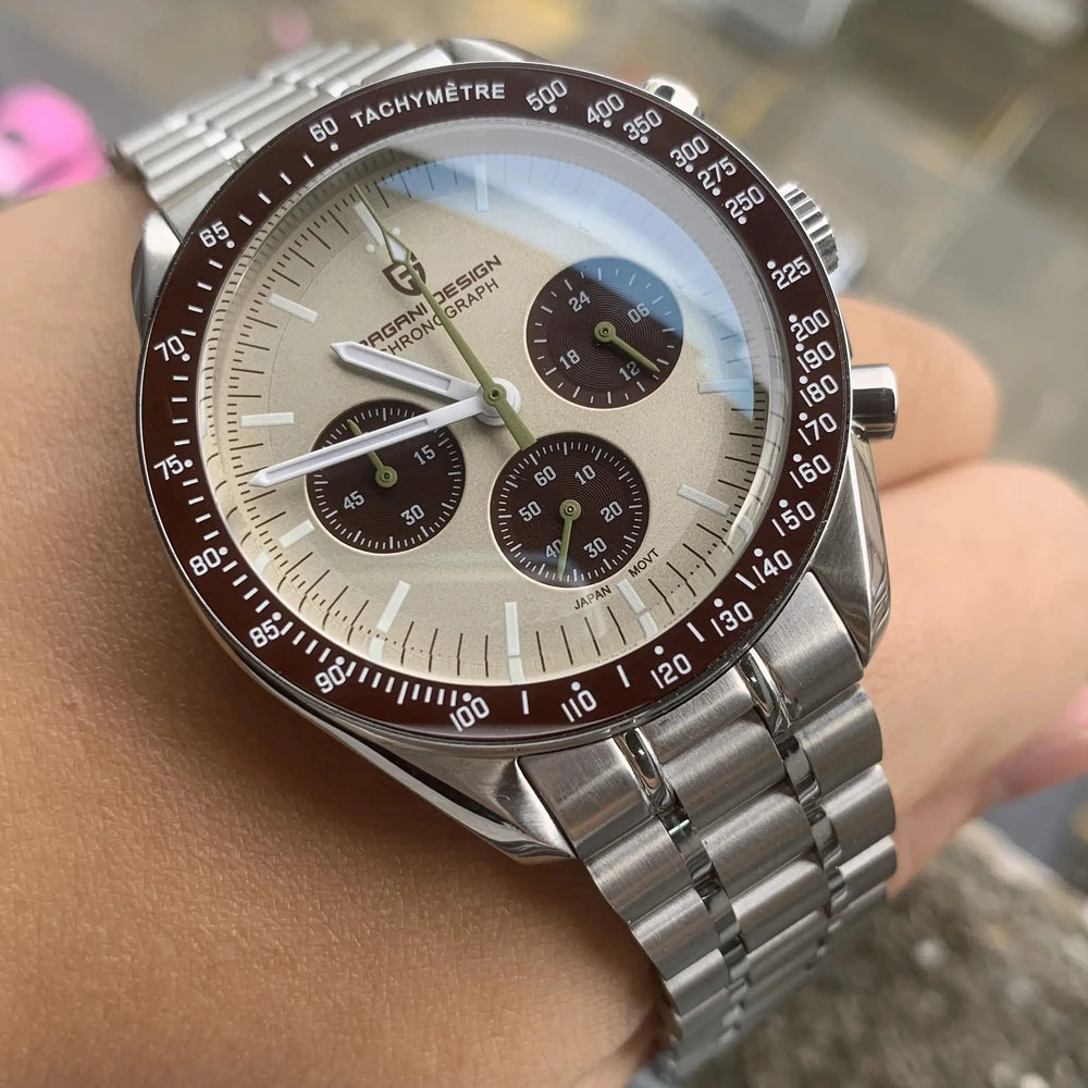 Relojes Para Hombre Pagani Design – Saturn Mission Brown