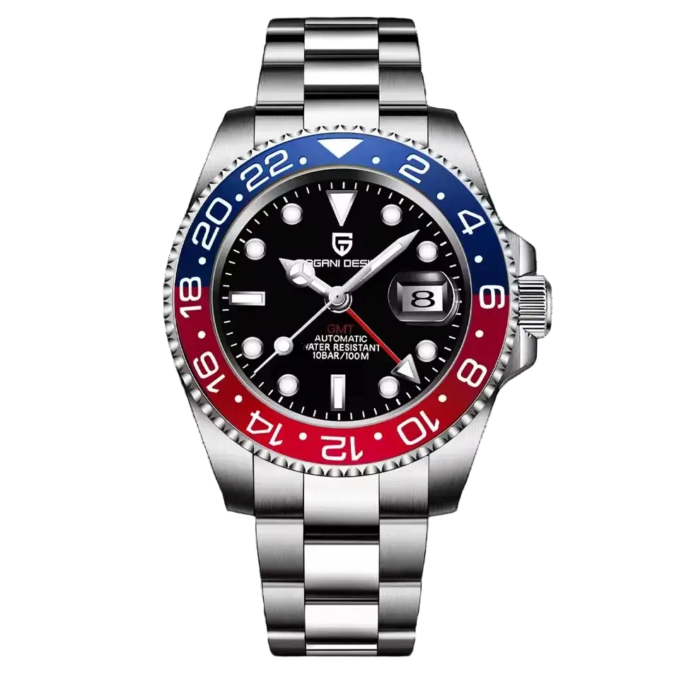 Relojes Para Hombre Pagani Design Horizon Blue Red