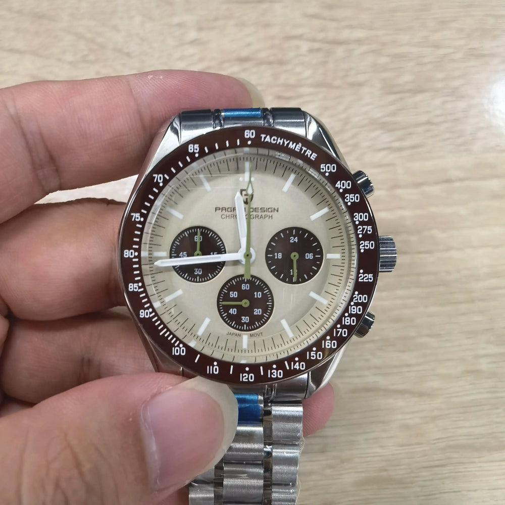 Relojes Para Hombre Pagani Design – Saturn Mission Brown