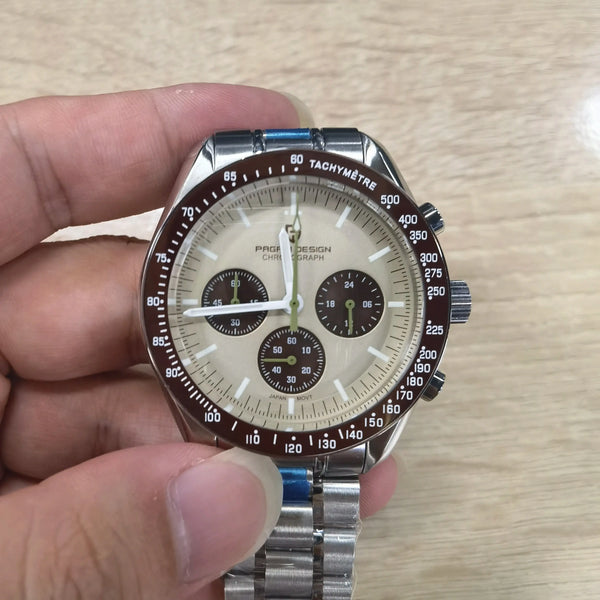 Relojes Para Hombre Pagani Design – Saturn Mission Brown