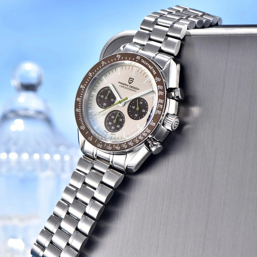 Relojes Para Hombre Pagani Design – Saturn Mission Brown