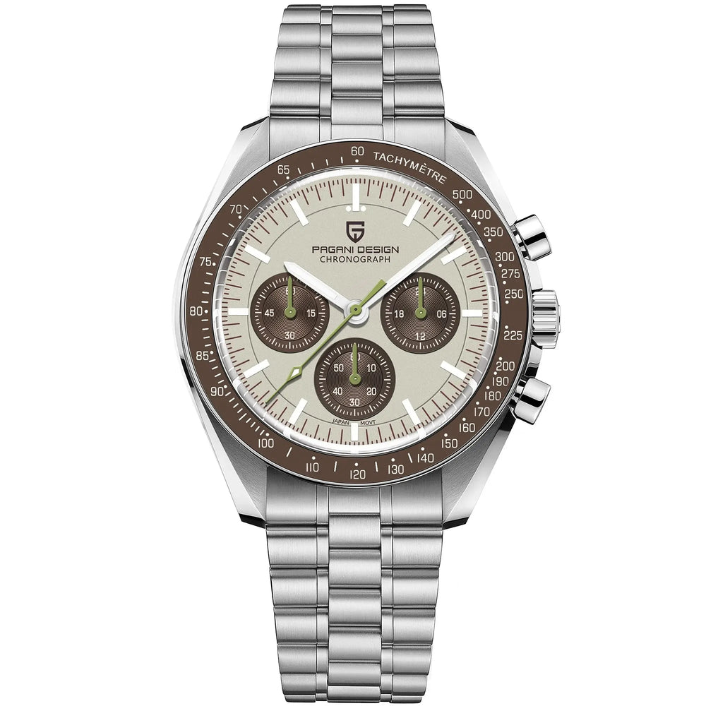 Relojes Para Hombre Pagani Design – Saturn Mission Brown